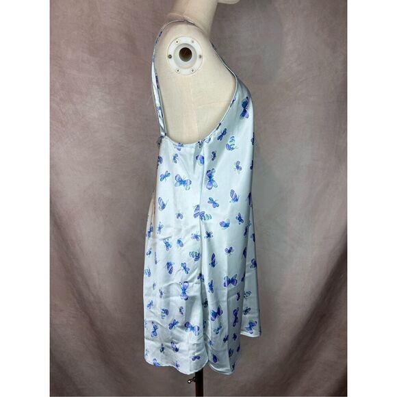 Vintage Butterfly Slip Nightie Morgan Taylor Intimates Size Large 90s Y2K - Picture 3 of 6